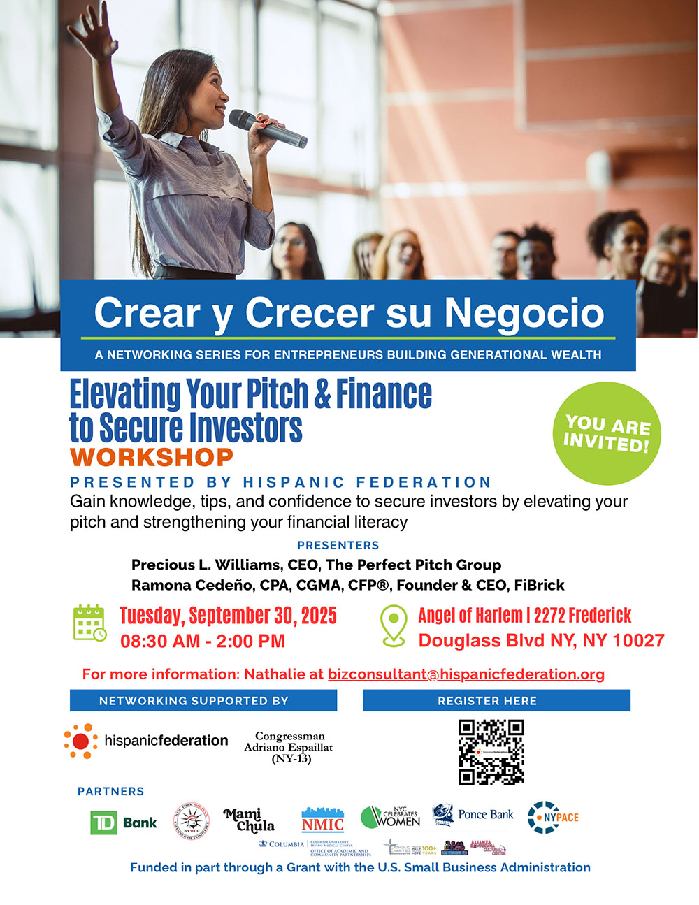 Crear y Crecer su Negocio: A Networking Series for Entrepreneurs Building Generational Wealth